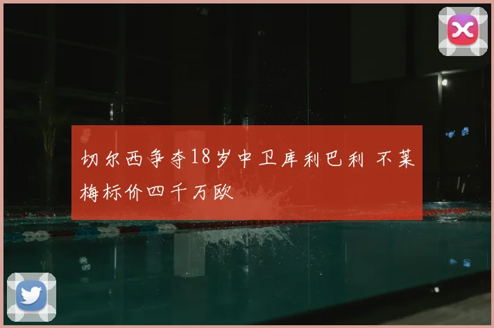 切尔西争夺18岁中卫库利巴利 不莱梅标价四千万欧